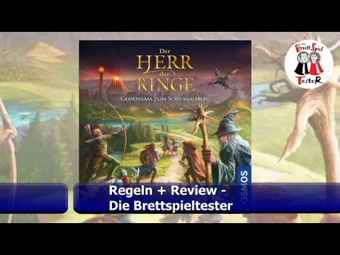 Der Herr der Ringe Gemeinsam zum Schicksalsberg - Regeln + Review - Brettspiel -Die Brettspieltester