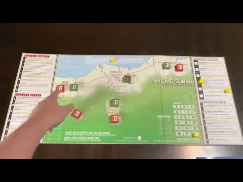 Archie’s War: The Battle for Guadalcanal (Worthington) - AAR + Discussion of Gameplay + Board Flip!