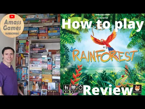 How to play Rainforest board game review BGA AmassGames unboxing teaser trailer preview overview