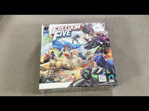 The Discriminating Gamer: Freedom Five unboxing with Ray