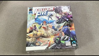 The Discriminating Gamer: Freedom Five unboxing with Ray