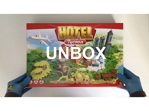 Hotel Tycoon Board Game (2017) Unboxing [#ASMR]
