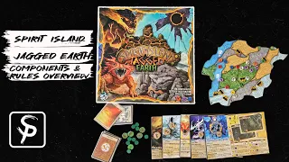 Spirit Island - Jagged Earth - Components and Rules Overview