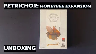 Unboxing Petrichor Honeybee Expansion board game