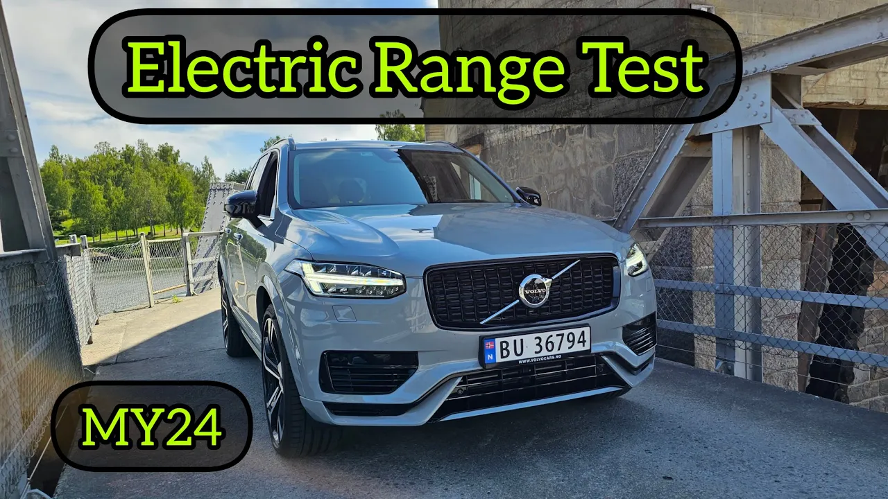 Electric Range Test 🔋 XC90 MY24 with 22"s