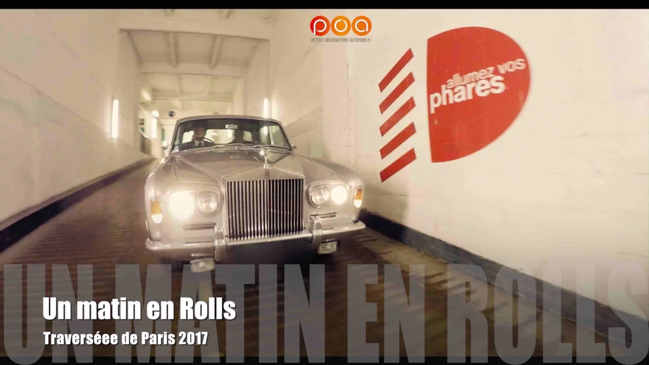 J'ai traversée Paris à l'aube en Rolls Silver Shadow 67 🇬🇧