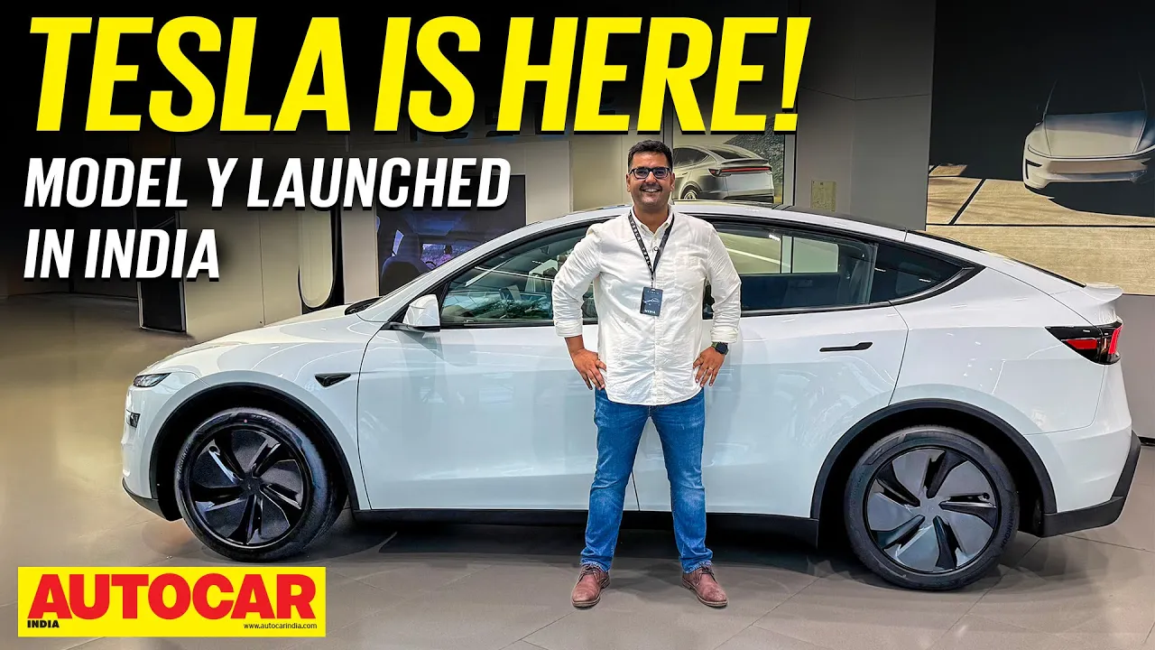Tesla Model Y launched in India - Price, range and features detailed | Autocar India