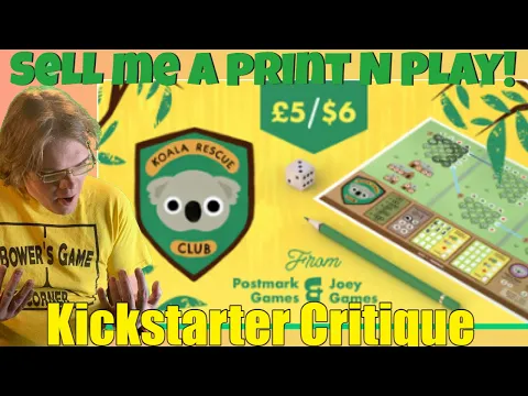 Koala Rescue Club -Kickstarter Critique Review