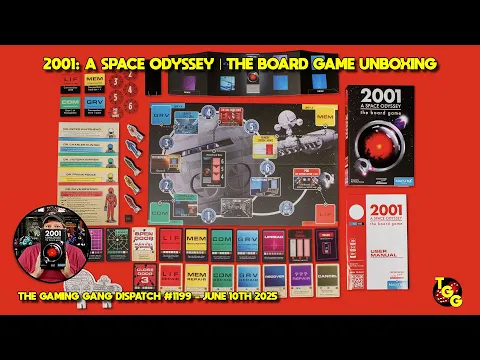 2001: A Space Odyssey | The Board Game Unboxing and First Look on The Gaming Gang Dispatch EP 1199
