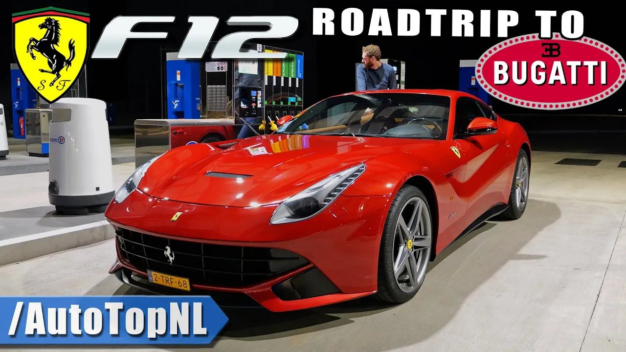 Ferrari F12 - Roadtrip to Bugatti - by AutoTopNL