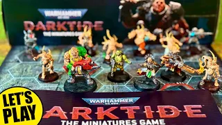 WARHAMMER 40,000 DARKTIDE the Miniatures Game - Tutorial Mission 1 Round 1 CLEANSE