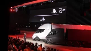 Tesla semi truck unveiling
