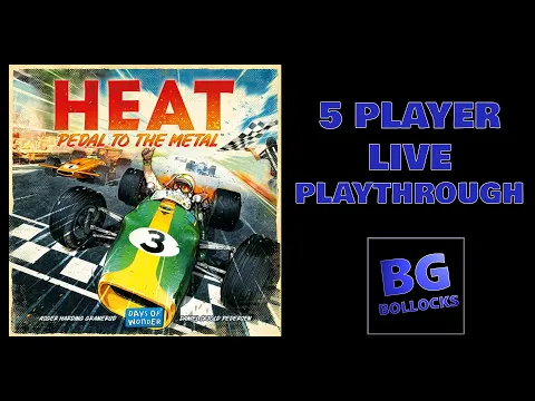 Heat Board Game - 5 Player Live Playthrough