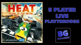 Heat Board Game - 5 Player Live Playthrough