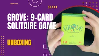 Grove: 9 card solitaire game Unboxing | DaniCha