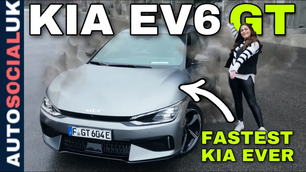 Kia EV6 GT - DRIFT CHALLANGE (fastest KIA ever produced) Review UK 4K