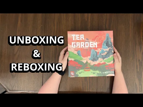 Tea Garden - Board Game Unboxing & Reboxing - What's in the Box?