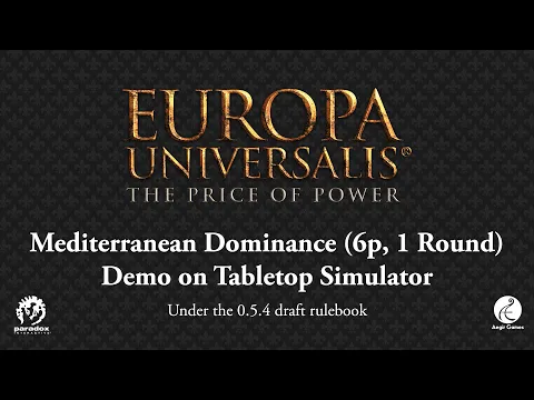 Mediterranean Dominance (6p, 1 Round) | Europa Universalis: The Price of Power