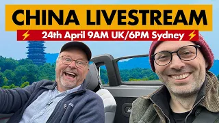 🔴 Robert & Elliot China LIVESTREAM on LOCATION! ⚡ ⚡