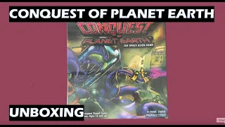 Unboxing Conquest of Planet Earth: The Space Alien Game board game