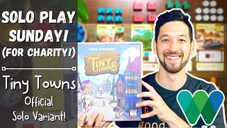 Solo Play Sunday: Tiny Towns! ?