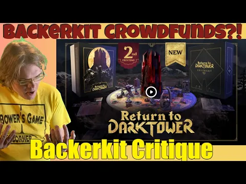 Return to Dark Tower Second Printing and New Covenant Expansion - Kickstarter Critique Review