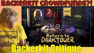 Return to Dark Tower Second Printing and New Covenant Expansion - Kickstarter Critique Review