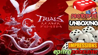 Trials of Maya - Prototype Unboxing & First Impressions (EN) | Epitrapaizoume