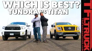 Drag Race and Flex Test! Toyota TRD Pro vs Nissan Titan (Gold Winch Ep.5)