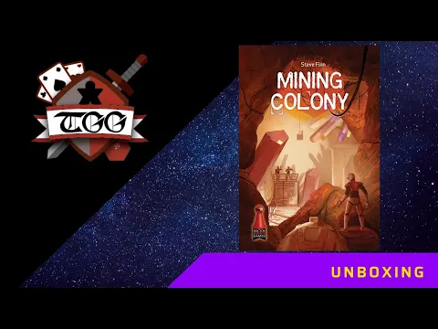 Mining Colony Board Game Unboxing