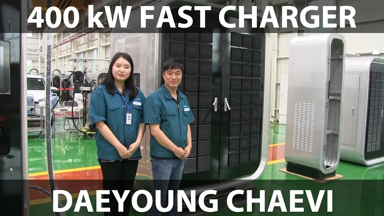 Daeyoung Chaevi's 400 kW charger and more