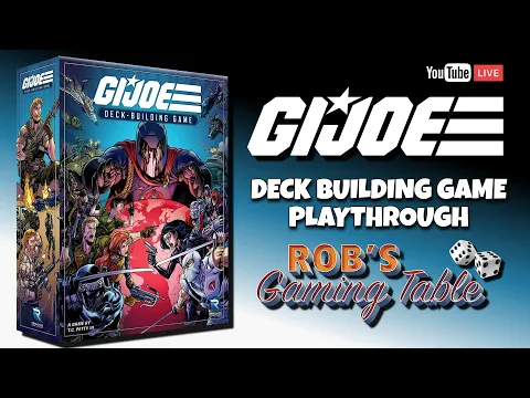 G.I. JOE Deck-Building Game 2 Player Playthrough
