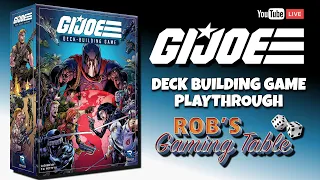 G.I. JOE Deck-Building Game 2 Player Playthrough