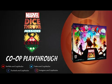 Canje and Co-Op Guild Play Marvel Dice Throne Missions