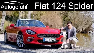 An affordable convertible? Cabriolet season with the Fiat 124 Spider FULL REVIEW - Autogefühl