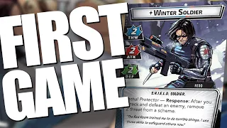 Modifying Winter Soldier's Precon For My First Game Marvel Champions Live Replay