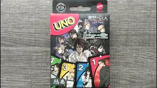 UNO Attack on Titan Anime Manga Card Game