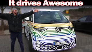 My first drive with the VW Id Buzz - 4 hours, 200 km