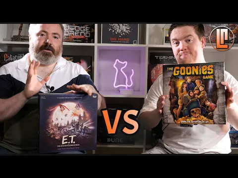 E.T. versus The Goonies - Battle of the blockbuster board games!