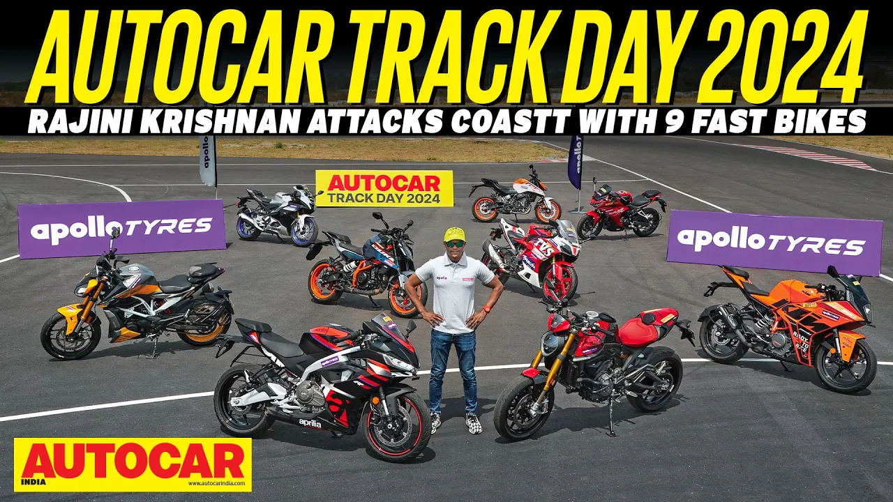 Autocar Track Day 2024 - 9 bikes battle it out on CoASTT | Track Day | @autocarindia1