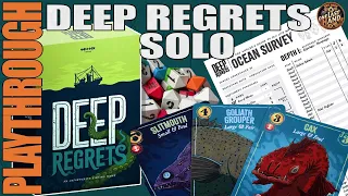 Deep Regrets Solo Playthrough Gotta Catch Em All! - Kick Starter Release Edition.