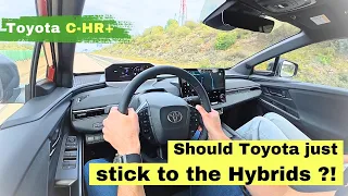 Driving the full-electric TOYOTA C-HR+