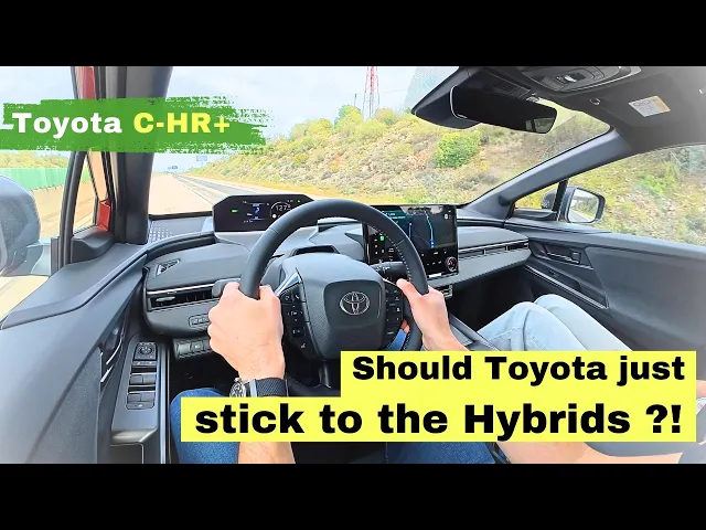 Driving the full-electric TOYOTA C-HR+