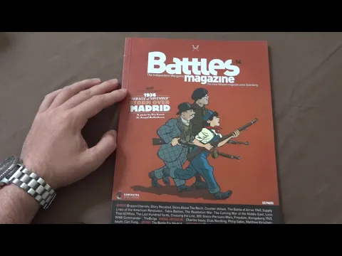 Unbagging BattlesMag #14, Storm over Madrid –or: most gorgeous wargame magazine with best die cutter