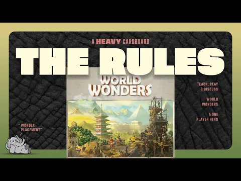 World Wonders - Solo - The Rules