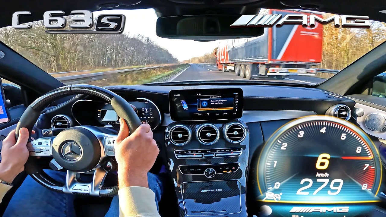 PetrolHead THERAPY with a V8 BiTurbo AMG on AUTOBAHN is CALMING...