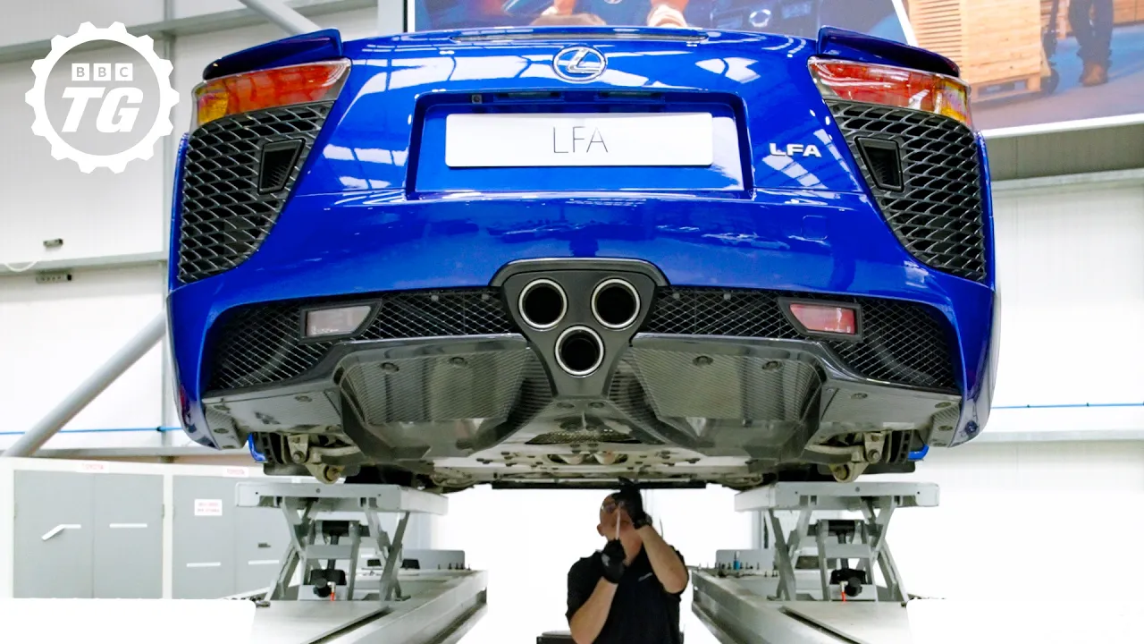 How To Service A Lexus LFA: V10 Icon Gets Top Gear's TLC