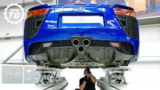 How To Service A Lexus LFA: V10 Icon Gets Top Gear's TLC