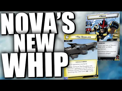 Nova Gets A Helicarrier - Marvel Champions Old Hero New Trick Live Replay