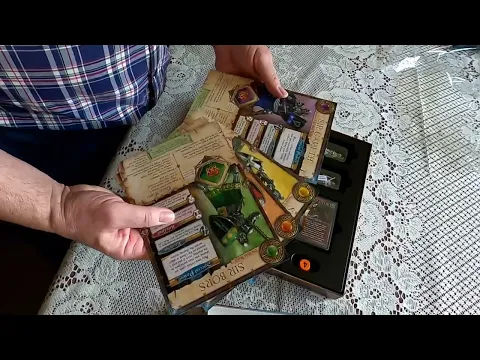 Opening a Sealed Merlin's Company. Game expansion for Shadows over Camelot by Days of Wonder